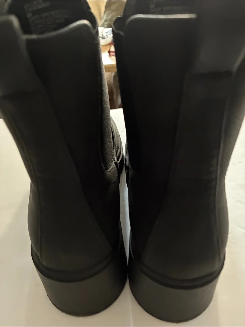 Black Women's Chelsea Boots - Classic Slip-On Style, Cliff by White Mountain